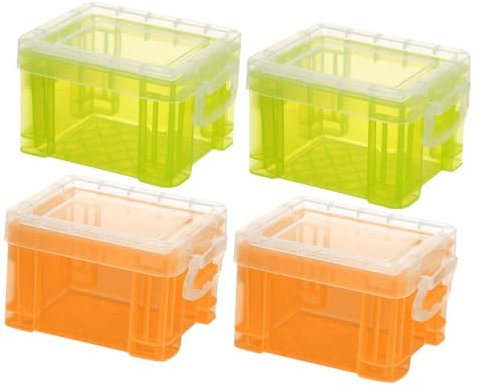 Beaupretty 4stücke Desktop Organizer Boxen Für Schreibwaren Und Kosmetik Transparente Aufbewahrungsbehälter Mit Deckel Für Schreibtisch Und Schlafzimmer Vielseitige Storage-lösung