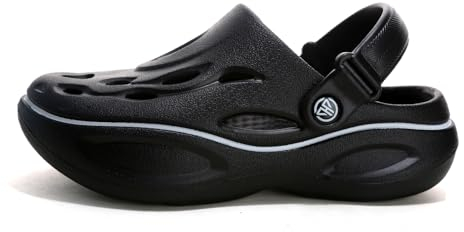 Zoccoli Sanitari Donna Uomo, Comfort Ciabatte Doccia Traspirante Sanitarie con Platform, Antiskid Scarpe Infermiere, Calzature Infermieri per Ospedale