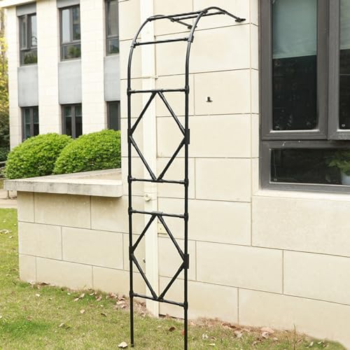 Rosenbogen Gartenbogen Spalier für Kletterpflanzen Rosen Rankbogen aus Metall Torbogen Rankhilfe für Rasen Hinterhof Veranda