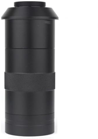 Mikroskop Einstellbare Vergrößerung 100X 130X 180X 200X 300X 360X 500X Zoom C-Mount-Objektiv for USB-Industrie-Videomikroskopkamera(100X)