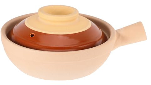 OQHAIR Cocotte en Terre Cuite et céramique