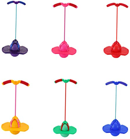 Yardwe Sprungball Mit Griff Für Junge Mädchen Langlebiges Sportspielzeug Gymnastikball Für Draußen Robustes Material Sicherer Hüpfball Für Kleinkinder