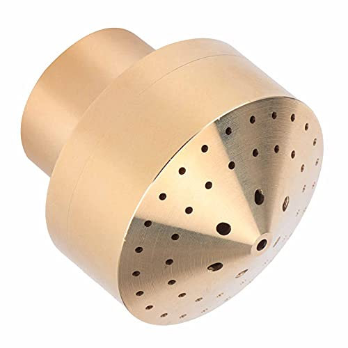 Ugello di Ottone Ugello Pattern d'acqua Scintillante Stabile nel di Fontana di Piccole e Medie Dimensioni con Tubo in PVC per Stagno da Giardino (4 minuti da 20 mm denti interni)