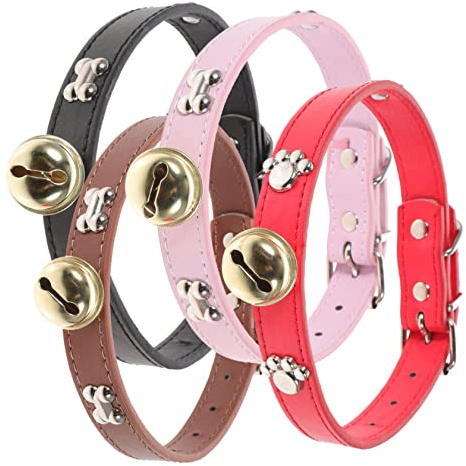 ifundom Collari per Bestiame Regolabili con Campanelli, Set da 4 Pezzi in Nylon Colorato, Collare di Sicurezza per Pecore, Capre, Cavalli e Mucche per Allevamento e Pascolo