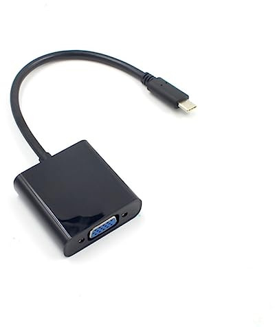 DOITOOL Adattatore Usb-c a Vga Full Hd 1080p Cavo Convertitore Tipo c a Vga Per Laptop e Monitor Connettore Rinforzato, Collegamento Stabile, Compatibile Pc e Proiettore, Colore Nero