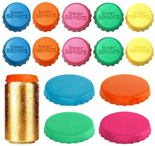 14PCS Silicone Bottle Caps, Beer Bottle Tops, Soda Can Lids