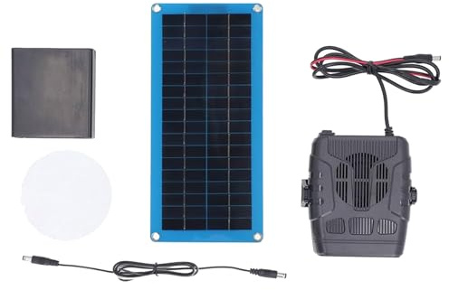 Kit de calentador de invernadero con panel solar,Calentador de panel solar | Calentador de invierno para aves de corral de 30 W - de coche portátil, kit de energía para casa de mascot