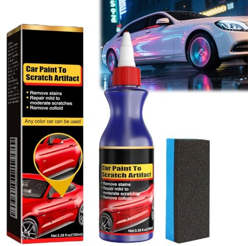 Car Scratch Remover,Car Scratch Remover for Deep Scratches,C/ar Paint Scrat/ch Repair,Scrat/ch Remo/ver for Vehicles,Repair Deep Scratches,Sc/ratch Re/pair Kit with Applicator Sponge for All Vehicles