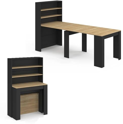 IDMarket - Table Buffet Haut Extensible Orlando 8 Personnes 235 cm