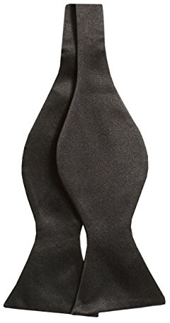 Dobell Mens Black Bow Tie Self-Tie