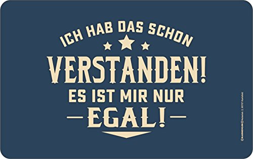 Original RAHMENLOS® Frühstücksbrettchen Schneidbrettchen: Ich hab das schon verstanden…