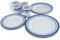 Outdoor Melamin Geschirr Set 16tlg Camping Essgeschirr Reise Picknick Teller Porzelan Optik Dekor Giulia