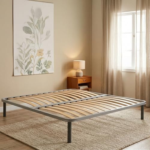Talamo Italia - Rete letto matrimoniale Malvina, Rete ortopedica in multistrato di betulla a 13 doghe, 100% Made in Italy, Cm 160x190h 34