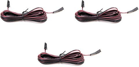 3er Set LED mini Stecker Verlängerungskabel 1,8m für Möbelleuchte Aufbauleuchte Küchenleuchte Einbauspot