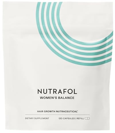 Nutrafol Women's Balance Hair Growth Supplements, Ages 45 and Up, Clinically Proven for Visibly Thicker Hair and Scalp Coverage in 3-6 Months, Dermatologist Recommended - 1 Month Supply Refill Pouch