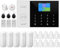 GSM Smart-Home-Sicherheitsalarm-Kit, drahtloses WiFi-Heimalarmsystem mit Sirene, PIR-Bewegungssensor, Fernbedienungen, Fenster-/Türsensor, Unterstützung für SMS-Push-/APP-Verbindungsalarm(24pcs kit)