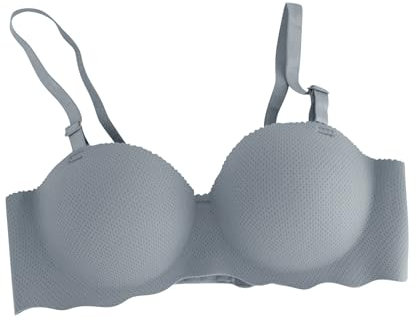 Uwdiohq Le Offerte di Oggi Reggiseno Microfibra Top Intimo Senza Cuciture con Imbottitura Reggiseni Senza Ganci Reggiseno Top con Coppe Reggiseno Bralette Cotone Miei Ordini Offerta