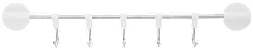 ABOOFAN Magnetisches Küchenregal Mit Handtuchstange Magnetischer Hakenhalter Für Kühlschrank Und Grill Platzsparender Aufbewahrungsaufhänger Für Küchenutensilien Und Handtücher 11.61X1.38X0.75In
