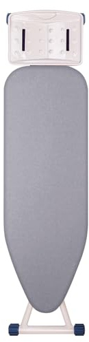 Tavola da Stiro con Supporto per Maniche, 6 Altezze Regolabili, Asse da Stiro Salvaspazio Pieghevole per Cucito, Stanza Dei Lavori Manuali, Casa(Gray,Large)
