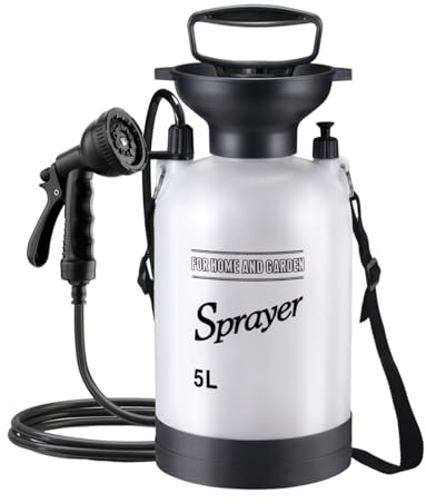 Generico Doccia Portatile da Campeggio,Pompa Manuale per Doccia con Spray | Accessorio da Campeggio per Pulizia Bagno Viaggi Zaino in Spalla Autocaravana Auto Piante