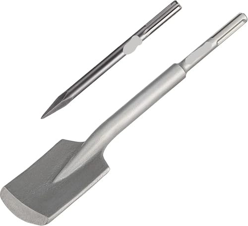 Vanga Per Argilla Scalpello elettrico da demolizione 45 cm for muri in mattoni e calcestruzzo con testa piatta 28 punta a forma di cuore a vanga