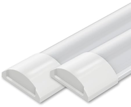 Ledvion 2er Set Feuchtraumleuchte LED 120cm 30W 120lm/W 4000K IP20 | Koppelbar fuer Garage Werkstatt Keller und trockene Innenraeume mit einfacher Montage