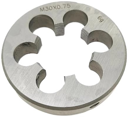 Terraja de Rosca Métrica M30-M35 * 1,0/1,5/2,0/2,5/3,0/3,5mm troquel manual de molde manual de pieza de trabajo de metal con barras de refuerzo(M33x2.0mm)