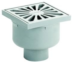Dallmer in The Soil 60 Abfluss DN 50, 100 x 100 mm, 600509