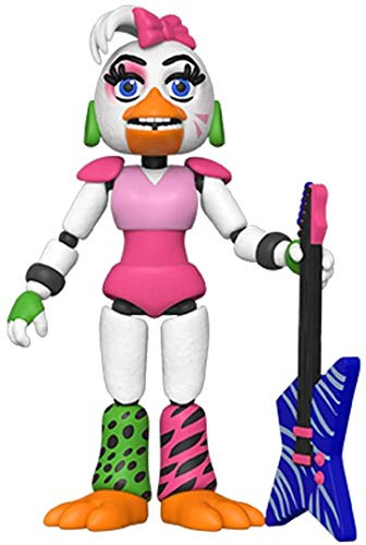 Funko Action Figure: Five Nights At Freddy's (FNAF) - PizzaPlex - Glamrock Chica The Chicken - FNAF Pizza Simulator - Sammlerstück - Geschenkidee - Offizielle Handelswaren - Für Jungen & Mädchen