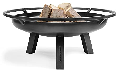 Feuerschale Porto Ø 100 cm Feuerstelle für den Garten oder Terrasse aus Stahl Feuerkorb als Wärmequelle oder Grill CookKing
