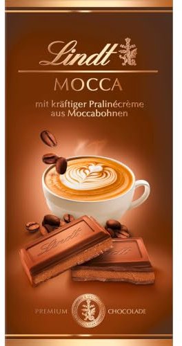 Lindt Schokolade | Mocca Tafel, 100g, Geschenk