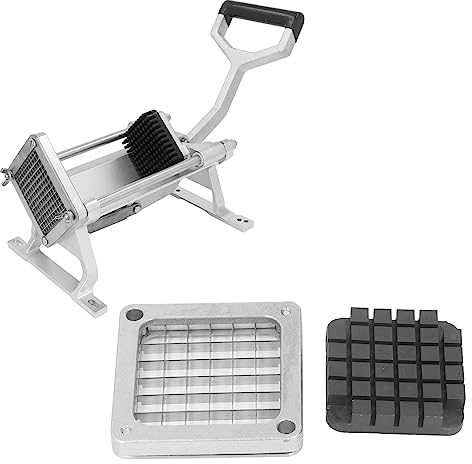 Potato Chipper Fry Potato Slicer French Fry Cutter Stainless Steel French Fry Potato Cutter for Home and Commercial Use (12mm)