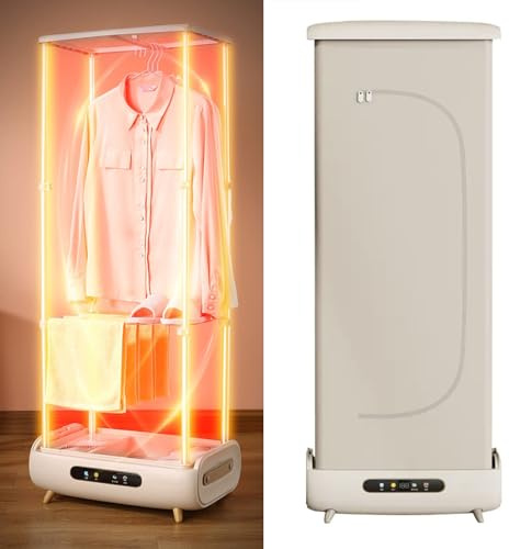 Smart Steamer Dampfglätter Mit Fernbedienung und Timer - 900W Leistung, 700ML Wasserbehälter, Vielseitiges Dampfen für alle Kleidungsstücke - Pink Dampfbügeleisen