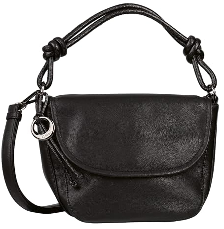 Gabor bags Laria Damen Überschlagtasche Umhängetasche Klein Schwarz