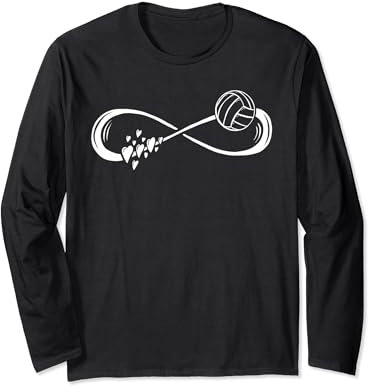 Liebe Unendlichkeit Volleyball trikot Fan Geschenk Langarmshirt