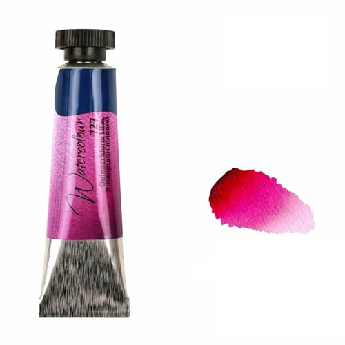 7 Artists Aquarellfarbe Quinacridon Flieder – 10 ml Aquarellfarben Tuben Einzeln | Professionelle Hochwertig Künstler Aquarell Farben | Aquarellfarben Tube Set Einzeln
