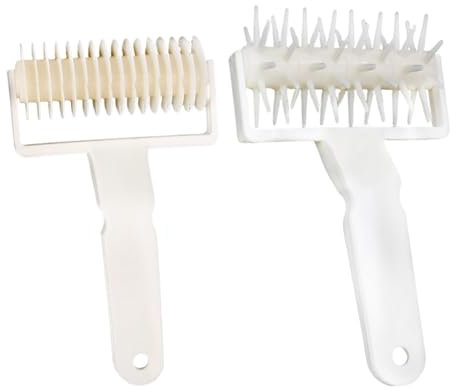 UDNFHL Cutter A Rulli da 2 Pezzi, Strumenti da Forno, Accessori da Forno, Utensili da Cucina, Taglierina per L'Impasto.