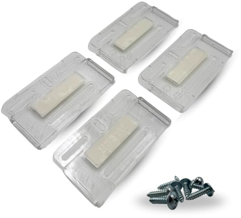 Simple FIX | Transparent| Rahmenlose Kfz Nummernschildhalter 2 Autokennzeichenhalter Set | PKW Kennzeichen Halter Universal