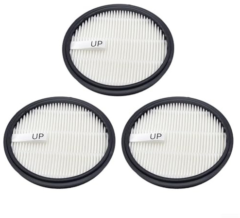 Donkivvy 3Pcs HEPA Filter Replacement Filters fits for Ultenic U12 Vesla Powerful Cordless Vacuum Cleaner, Washable Resuable HEPA Filters