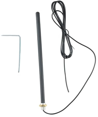 Homeponnew 868 Mhz externo de alta ganancia para antena con cable 2 para M Rg174, ganancia 3Dbi, polarización vertical, para tornillo para montaje para Garador/Horfor Mann/para Marantec/