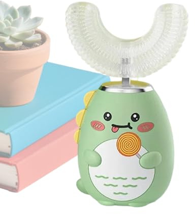 Spazzolino Elettrico a Forma di U per Bambini Con 3 Modalità Elettriche e