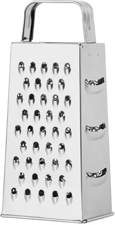 Housoutil Rallador Multiusos de Cocina de Acero Inoxidable de 9 Pulgadas, Rallador de Verduras y Queso Cuatro Caras para Cortar Patatas, Zanahorias y Pepinos en Rodajas Finas, Utensilio
