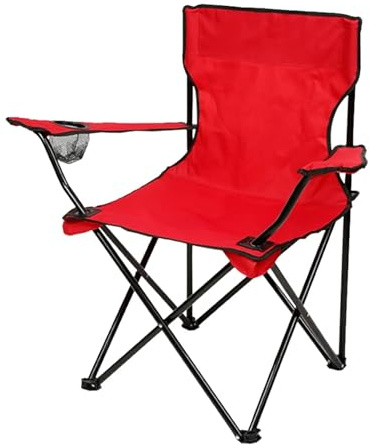 QJZKWXALMP Chaise Pliante de Camping avec Sac Transport | Accoudoir pliable et portable, for voyager(Reg)