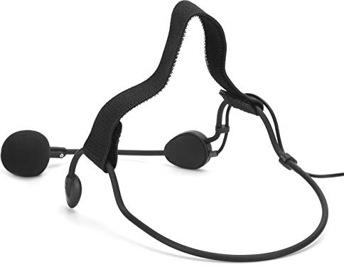 Tonysa 6,35 Mm Jack Dynamisk Mikrofon med öronkrok för Hands-free Sång och Musikinstrument, 5 M Längd, ABS-material