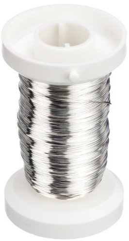 Gütermann/KnorrPrandell 6468713 - De Alambre en Rollo, de Plata de 0,4 mm [Importado de Alemania]