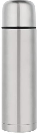 GRÄWE Thermoskanne 500 ml, Edelstahl Isolierflasche, Trinkflasche, Thermoflasche, Thermokanne, doppelwandige Isolierkanne mit Isolierbecher, Klick-Klack-Schnellverschluss, auslaufsicher