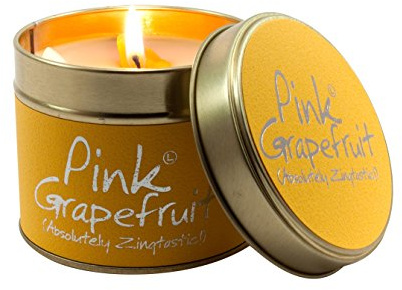 Lily-Flame Pink Grapefruit Tin, Yellow
