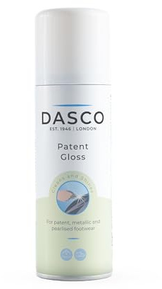 Dasco Patent Gloss Spray – Neutral 200 ml | High‑Shine Care Spray for Patent Leather | High-Shine Care Spray, For Patent Leather