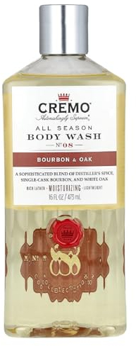 CREMO BAGNODOCCIA CORPO BOURBON & QUERCIA - GEL DOCCIA - FORMULA SCHIUMOSA & IDRATANTE - 473ml