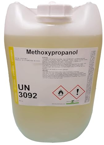 DC DruckChemie GmbH Methoxypropanol / 1-Methoxy-2-Propanol 20 Liter - Hochwertiges Verdünnungsmittel & Lösungsmittel - Geeignet zur Lackherstellung